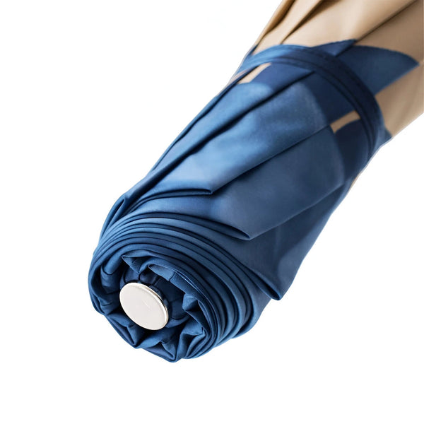 Blue Dahlia Folding Umbrella
