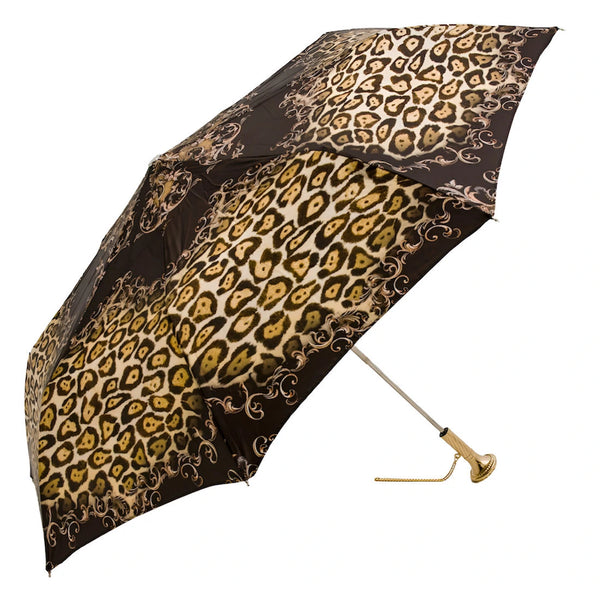 Cheetah Print Folding Umbrella