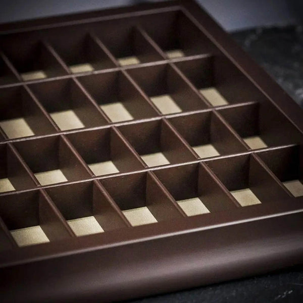 Walnut Briar Wood Chessboard Box