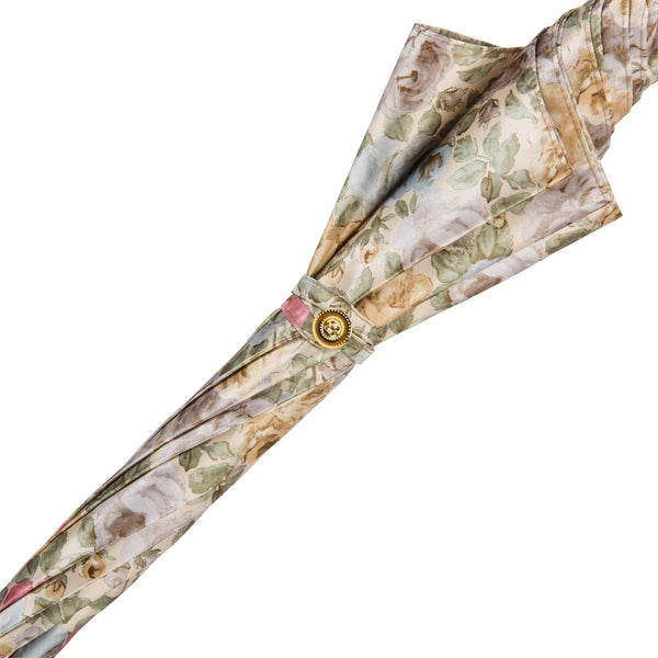 Manual Opening Flowered Parasol