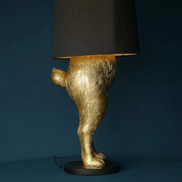 Floor lamp Hiding Rabbit Gold Black
