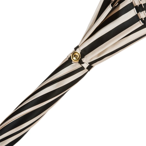 Black and White Striped Umbrella