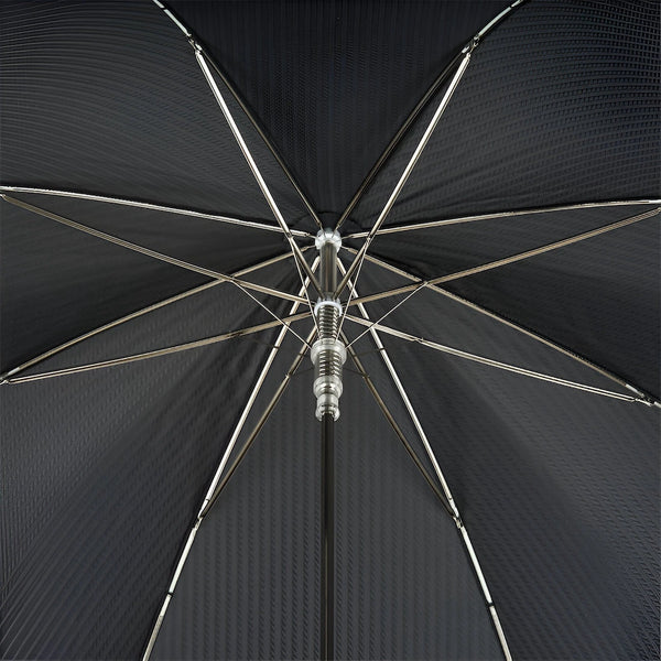 Elegant Umbrella with Silver Horse Handle
