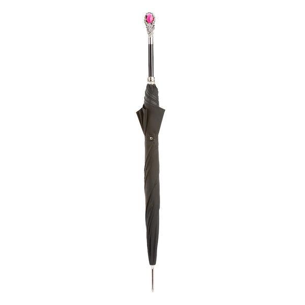 Umbrella with Luxury Red Gem Handle