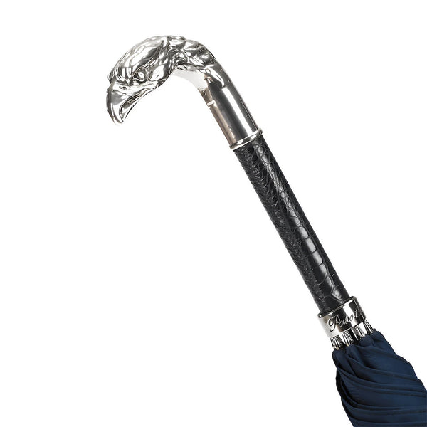 Silver Eagle Blue Umbrella