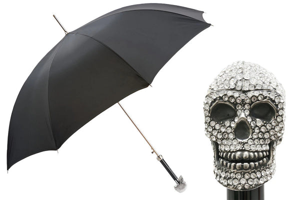 Luxury Swarovski Skull Umbrella