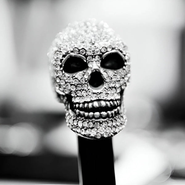Luxury Swarovski Skull Umbrella