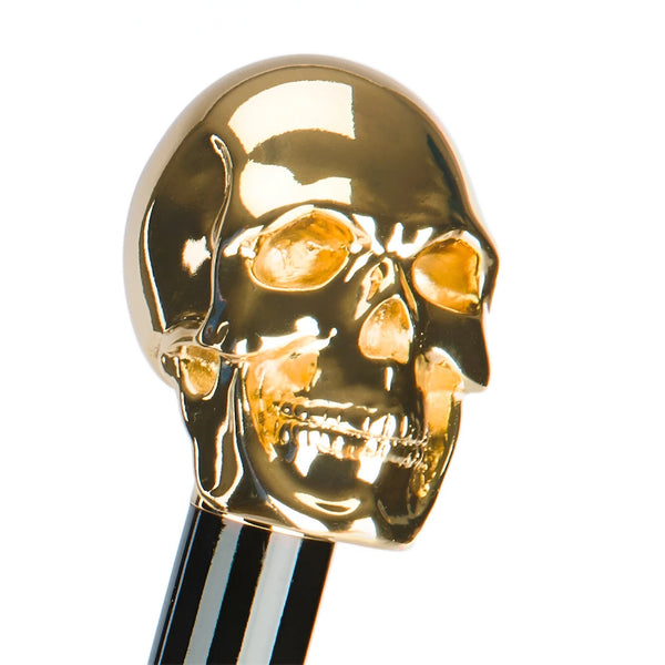 Golden Skull Umbrella