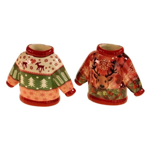 Vase pullover deer 2 ass.