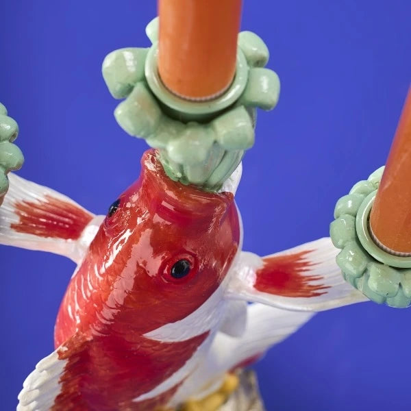 Candle Holder Koi