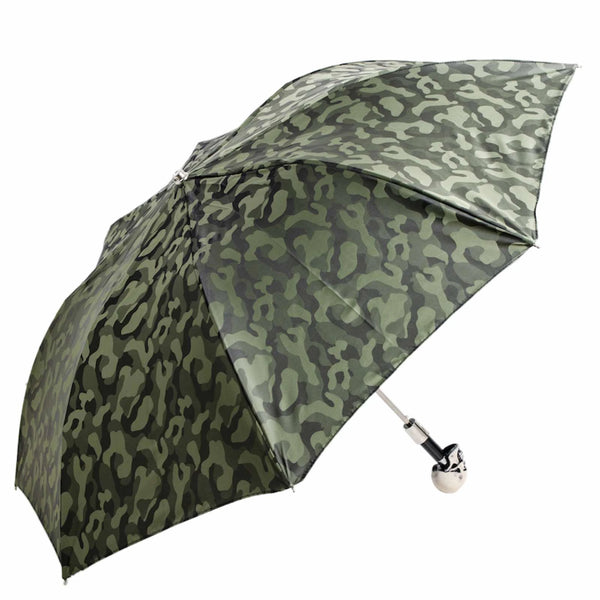 Camouflage Skull Handle Folding Umbrella