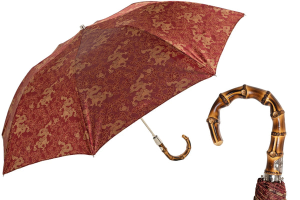 Folding Umbrella Draghi Rosso