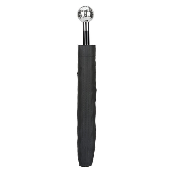 Silver Golf Ball Folding Umbrella