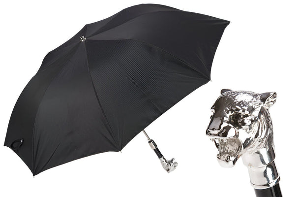 Silver Tiger Folding Umbrella