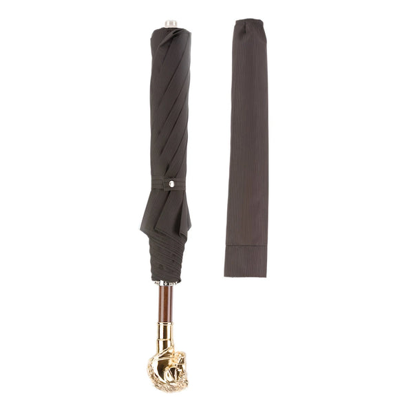 Golden Horse Folding Umbrella