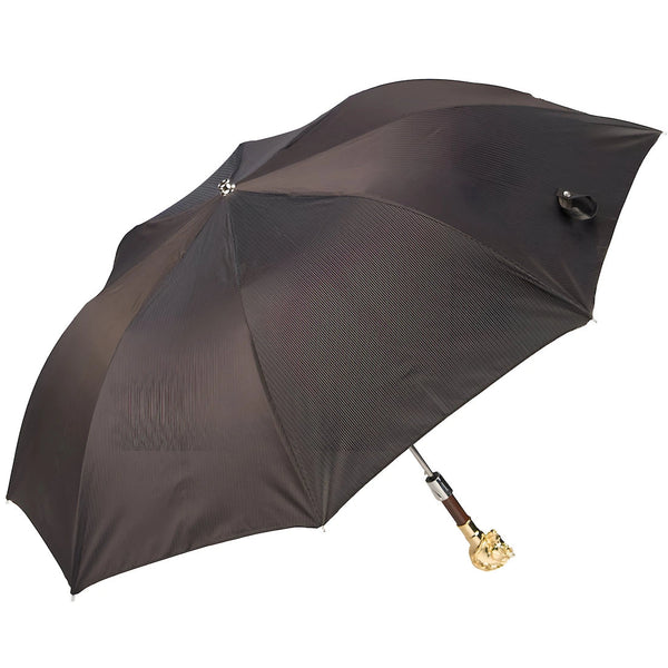 Golden Horse Folding Umbrella