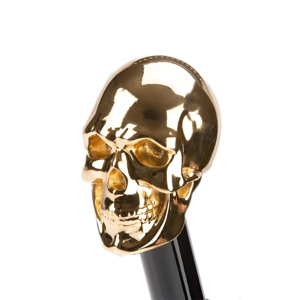 Gold Skull Umbrella