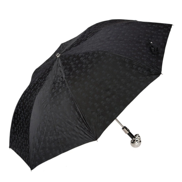 Skulls Print Silver Skull Umbrella
