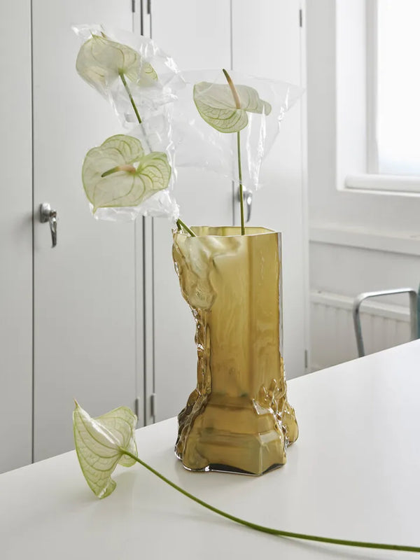 Rocky Baroque Vase Olive
