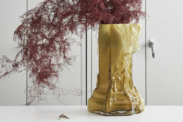 Rocky Baroque Vase Olive
