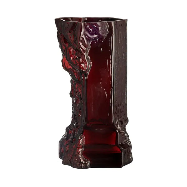 Rocky Baroque Vase Oxblood