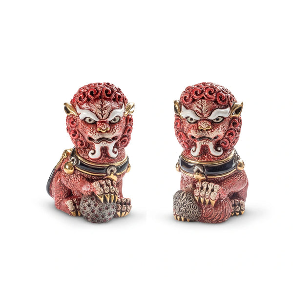 Red Foo Lioness Set