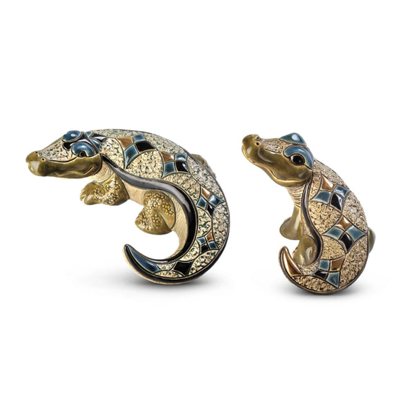 Nile Crocodile & Baby Set