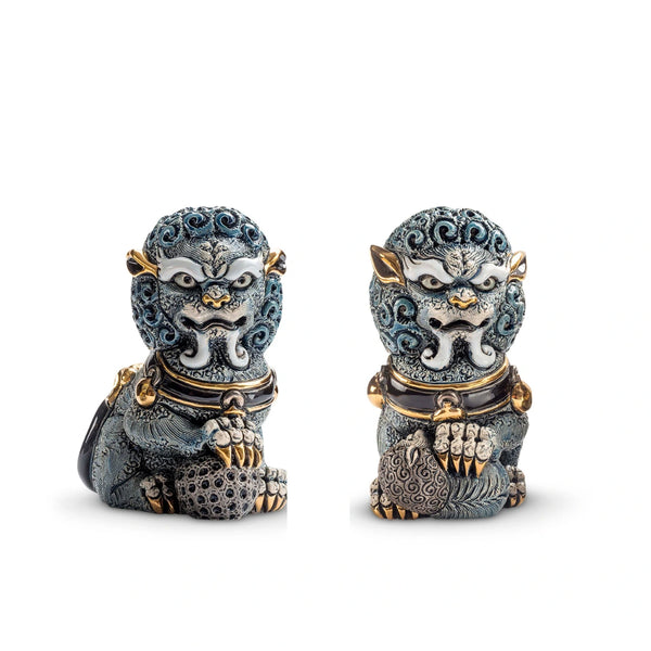 Blue Foo Lioness Set