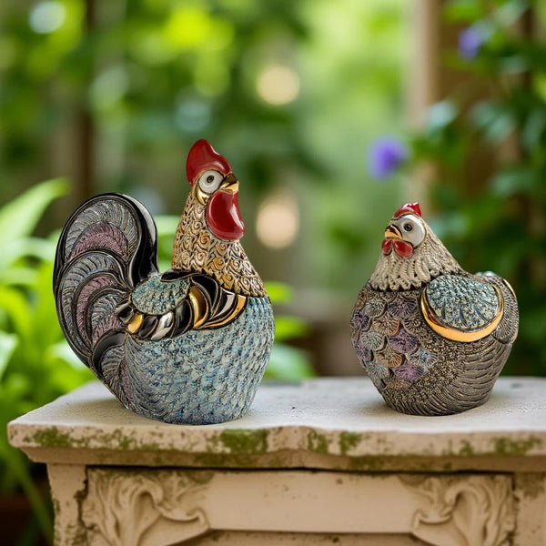 Rooster & Hen Set
