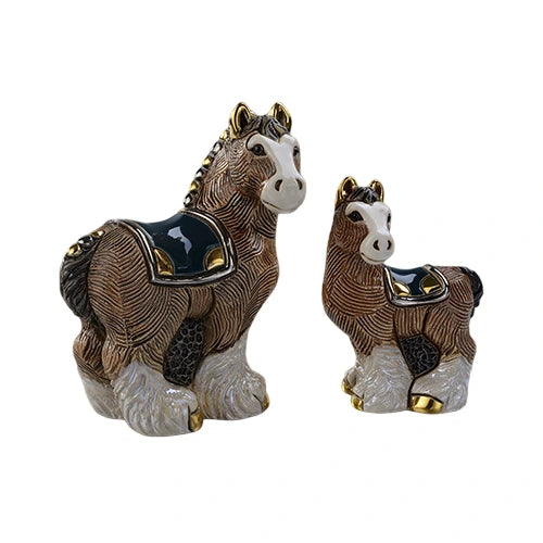 Clydesdale & baby Set