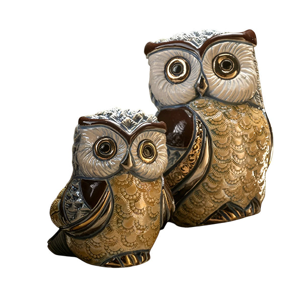 Long Eared Owl & Baby Set