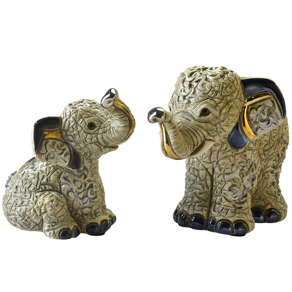 Indian Elephant & Baby Set