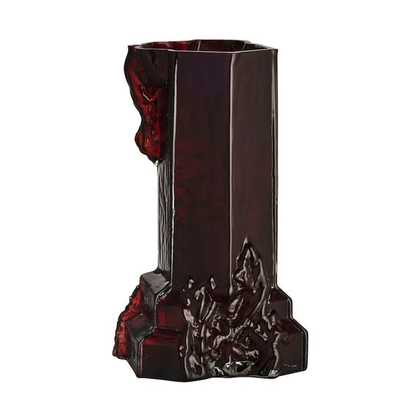 Rocky Baroque Vase Oxblood