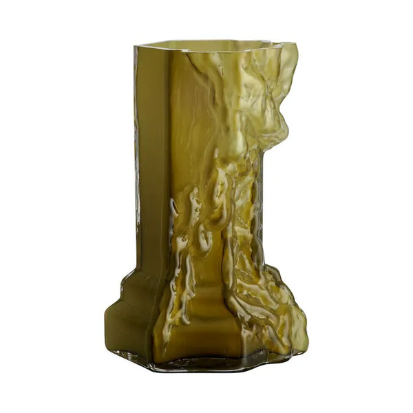 Rocky Baroque Vase Olive
