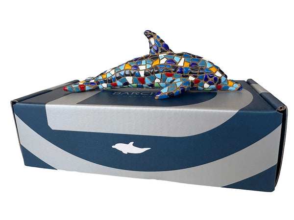 Classic Mosaic Blue Dolphin