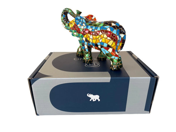 Classic Mosaic Elephant Medium