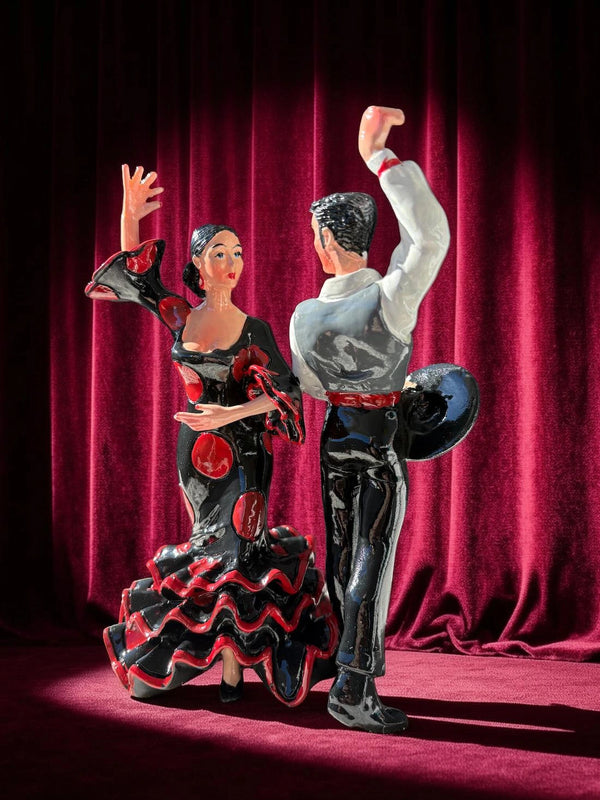 Ole  A Couple Dancing Flamenco