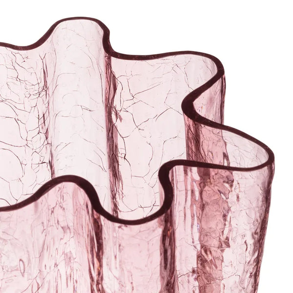 Crackle Vase Pink