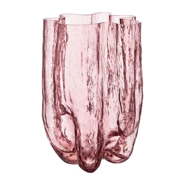 Crackle Vase Pink