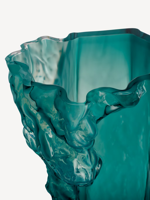 Rocky Baroque Vase Chrysocolla