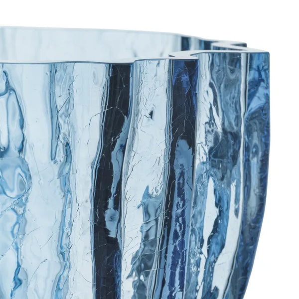 Crackle Vase Circular Glass