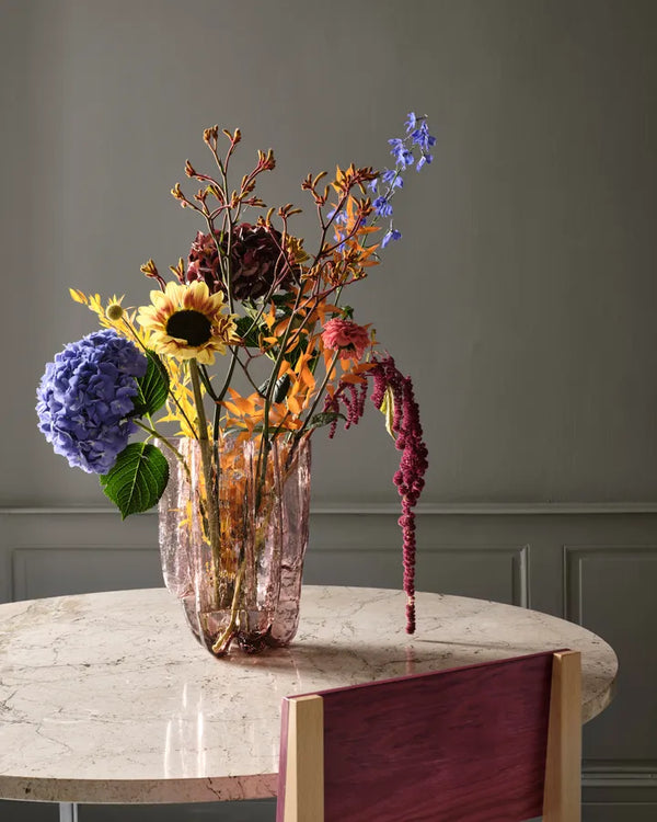 Crackle Vase Pink