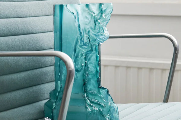 Rocky Baroque Vase Chrysocolla