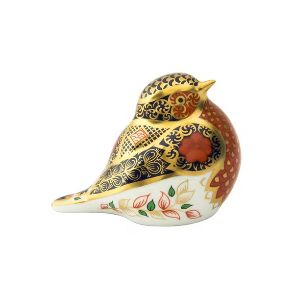 Old Imari Solid Gold Band Robin