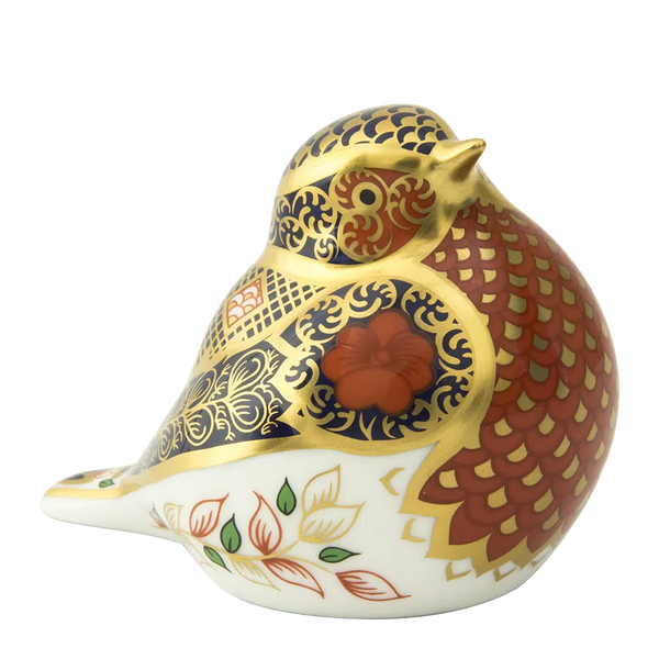 Old Imari Solid Gold Band Robin