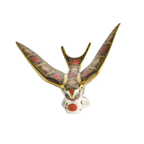 Old Imari Solid Gold Band Swallow