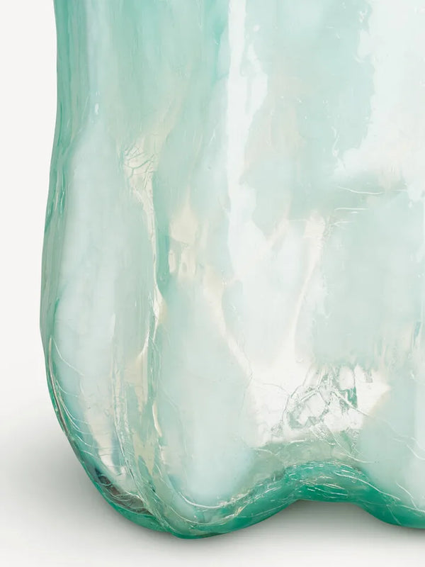 Crackle Vase Jade Green