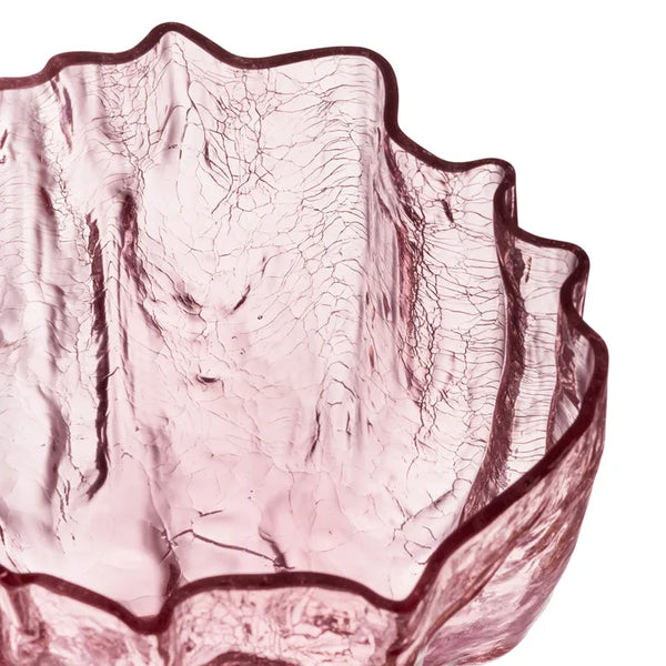 Crackle Vase Pink