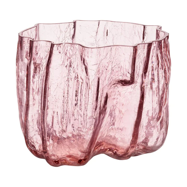 Crackle Vase Pink