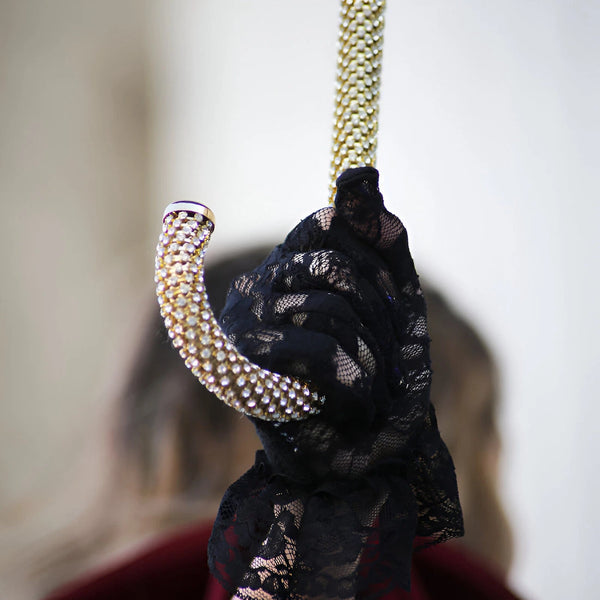 Black Umbrella with Chains